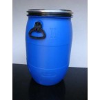 Plastic cylindrical bin