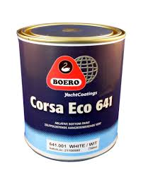 Boero Corsa Eco Antifouling copper free, 2.5-liter, White