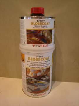 Epoxy Gloss Coat RV-UV, A  B component, 15.4 kg of packaging