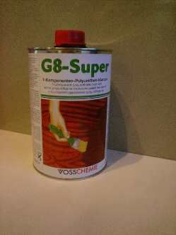 G8 Super varnish, 10 kg bus
