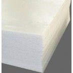 Plastic HDPE / PE sheet, milk-white, 8 mm per m 2