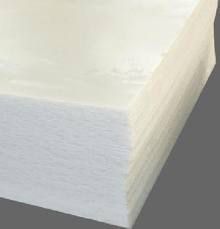 Plastic HDPE / PE sheet, milk-white, 5 mm per m 2