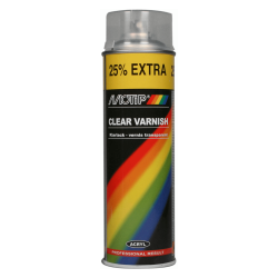 Spuitbus, Acrylverf, hoogglans, transparant, 500 ml