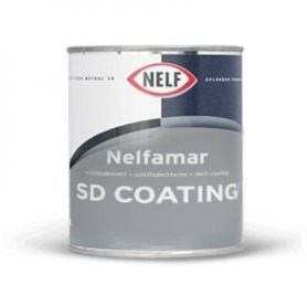 Nelfamar SD Coating, zijdemat, wit, 1 liter