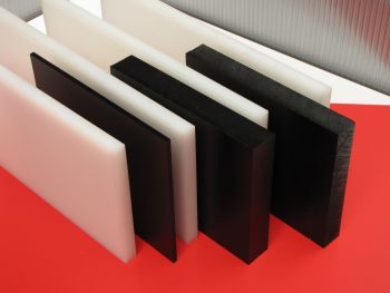 Plastic HDPE / PE plate, black, 6 mm per m2