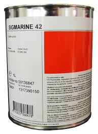 Sigmarine 40 Primer 5 liters, white - black - gray color
