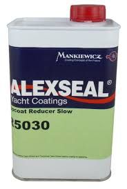 Alex Seal Topcoat reducer (brush), slow, R5015, quart (0.98 liter)