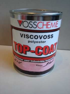 Topcoat, white, 1 kg package (excl. 20 mg harder)