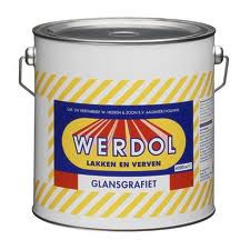 Werdol Glansgrafiet,  4 liter
